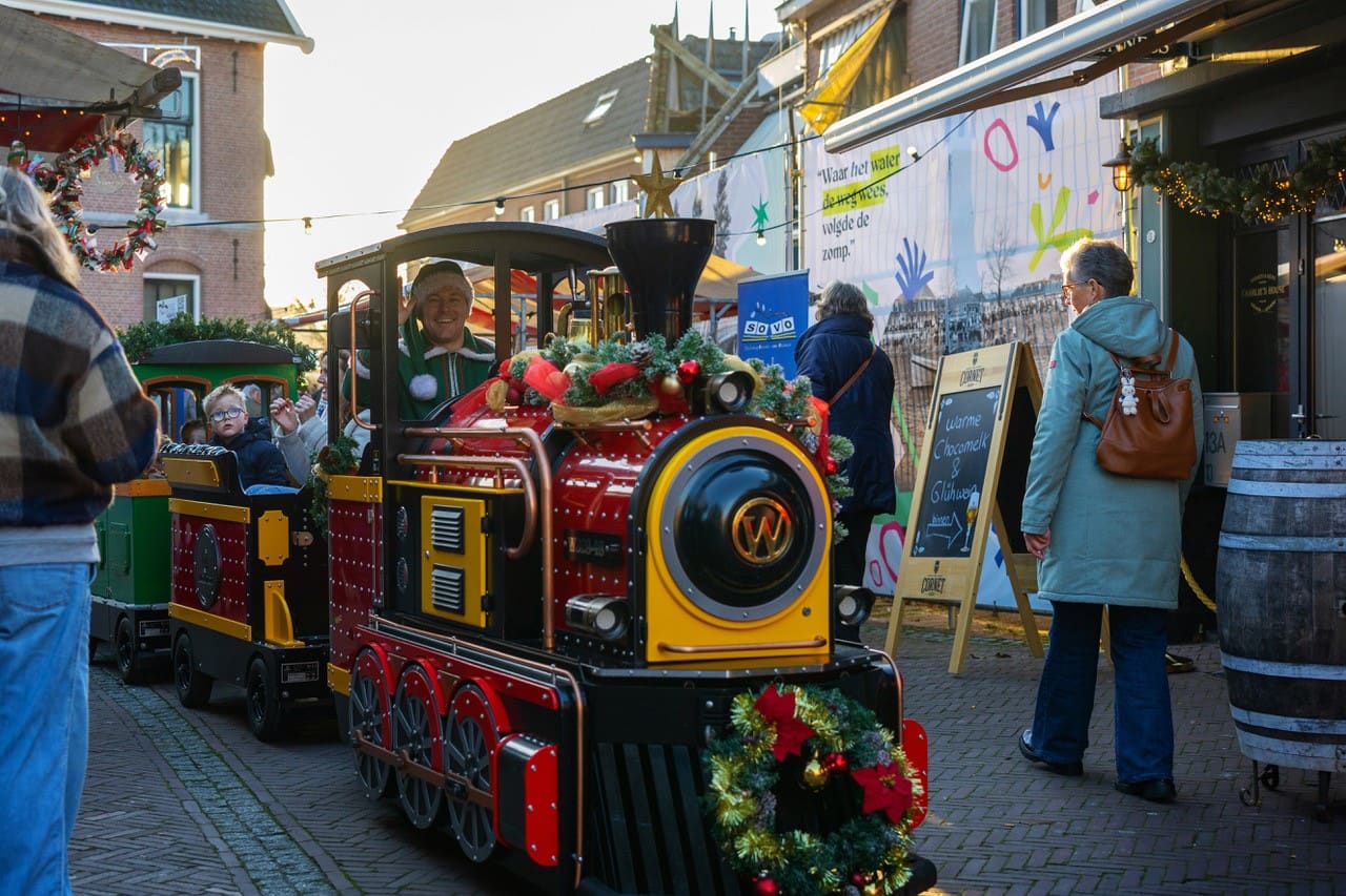 kindertrein in kerst thema huren