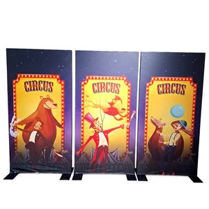 🎪 Circus decoratiedoeken (3-delig) huren 🎪 Circus decoratiedoeken (3-delig) huren