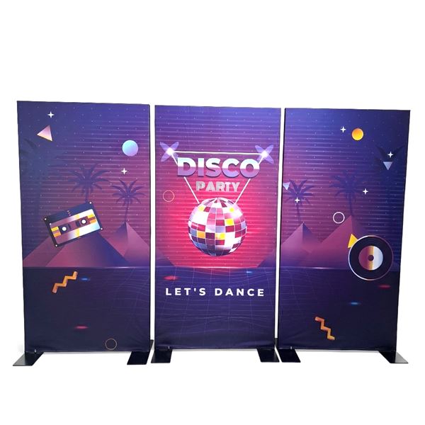 🪩 Disco decoratiedoeken (3-delig) huren 🪩 Disco decoratiedoeken (3-delig) huren