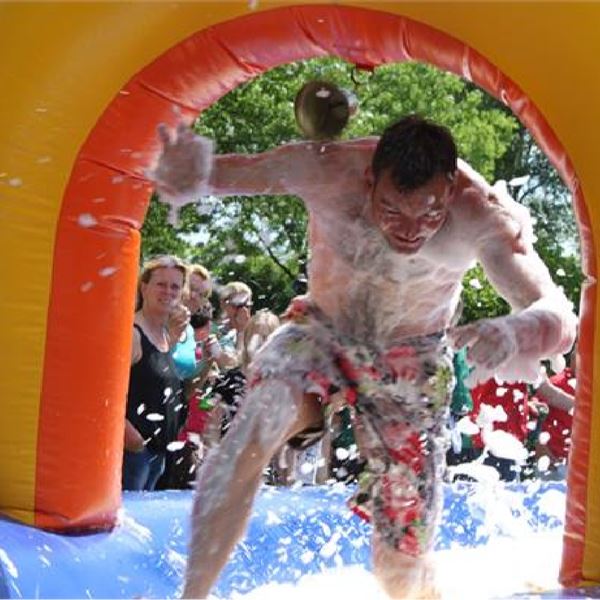 Stormbaan buikschuifbaan 18 meter💧