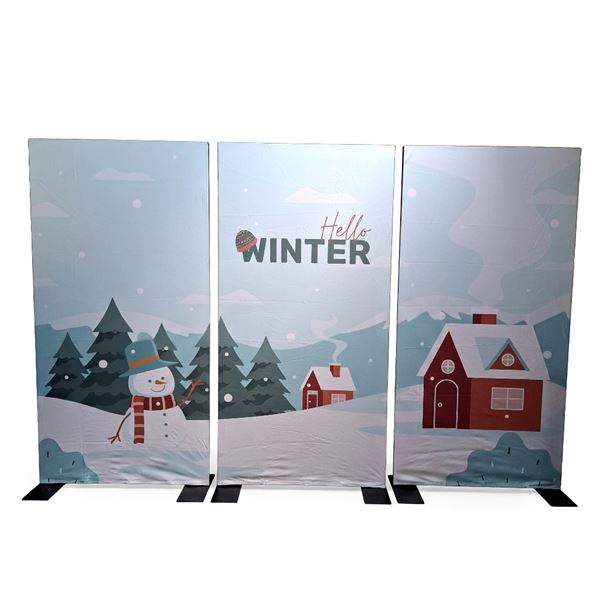⛄ Winter decoratiedoeken (3-delig) huren ⛄ Winter decoratiedoeken (3-delig) huren