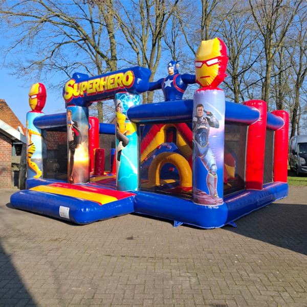 superheld springkussen huren