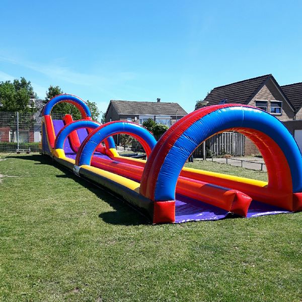 Stormbaan Rodelbaan met water 27 meter💧