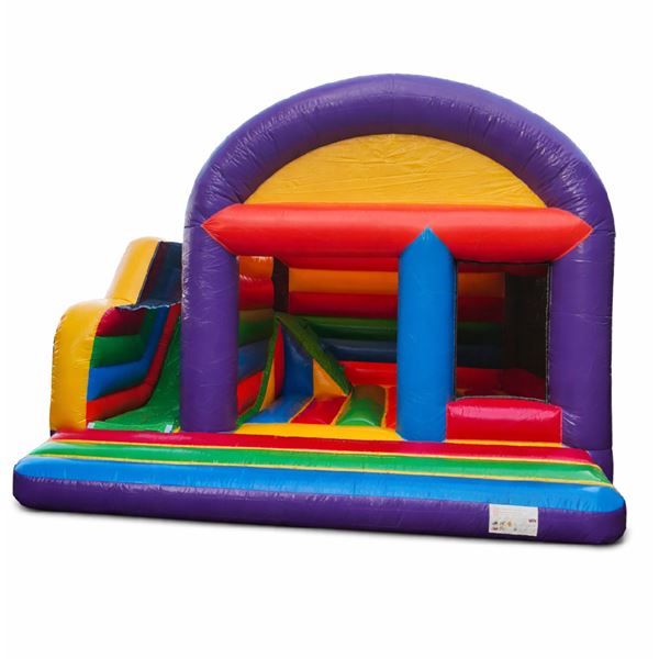 springkussen regenboog huren