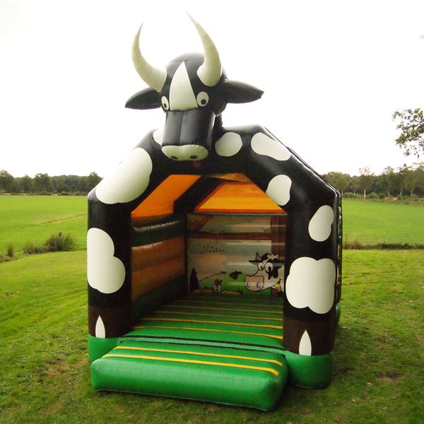 Springkussen koe met dak☂️ Springkussen koe met dak☂️