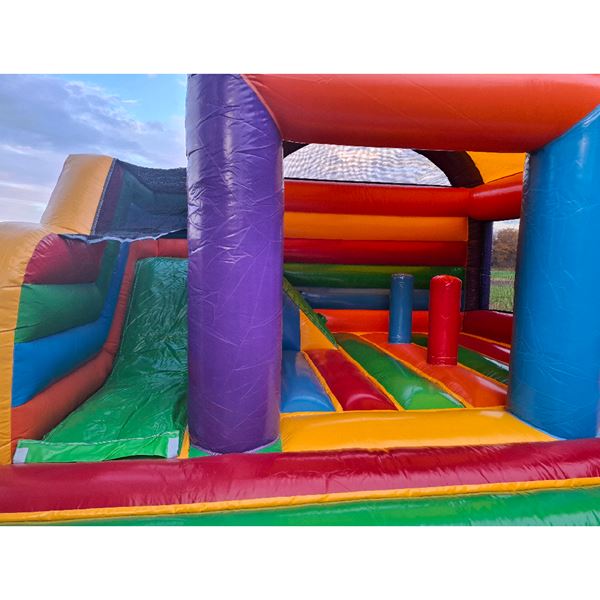 springkussen regenboog huren